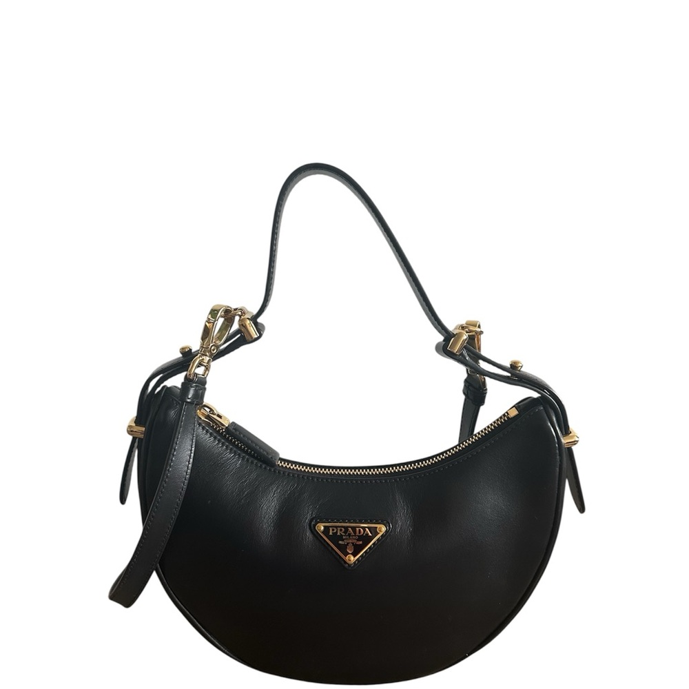 Prada Arqué mini leather shoulder bag